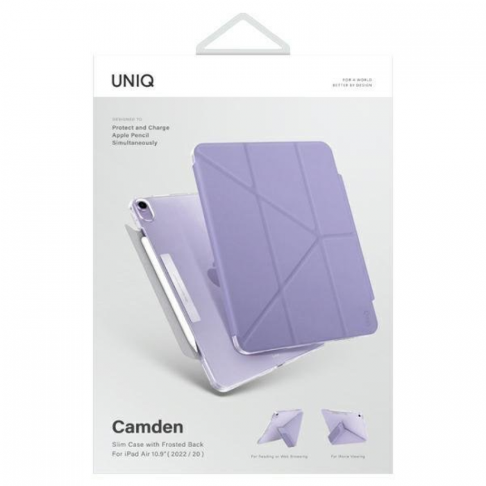 UNIQ - UNIQ iPad Air 4/5 (2022/2020) Fodral Etui Camden - Lila