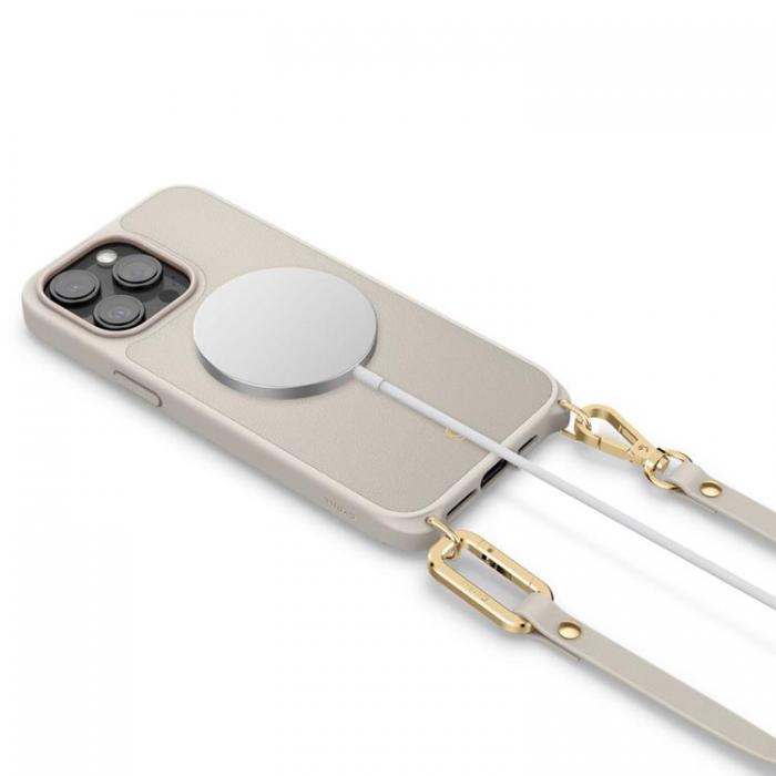 Spigen - Spigen iPhone 15 Pro Mobilhalsband Skal Magsafe Cyrill - Cream