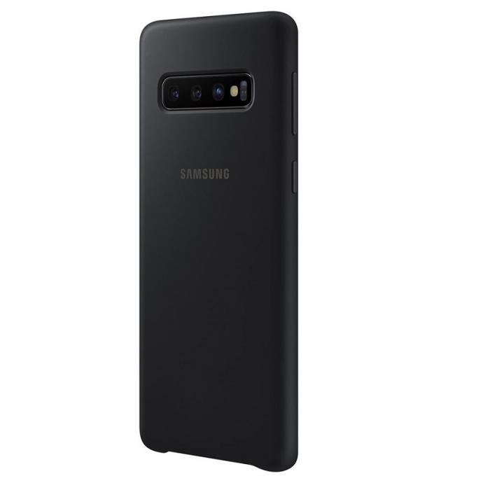 UTGATT4 - Samsung Silicone Cover fr Samsung Galaxy S10 - Svart