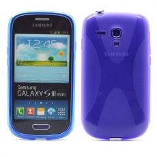 A-One Brand - FlexiCase Skal till Samsung Galaxy S3 Mini i8190 - (Blå)