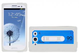 A-One Brand - Cassette silikon skal till Samsung Galaxy S3 i9300 (Vit)