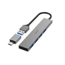 Hama - HAMA Hubb USB-A 3.2 4x-Portar 5 Gbit/s USB-C-Adapter