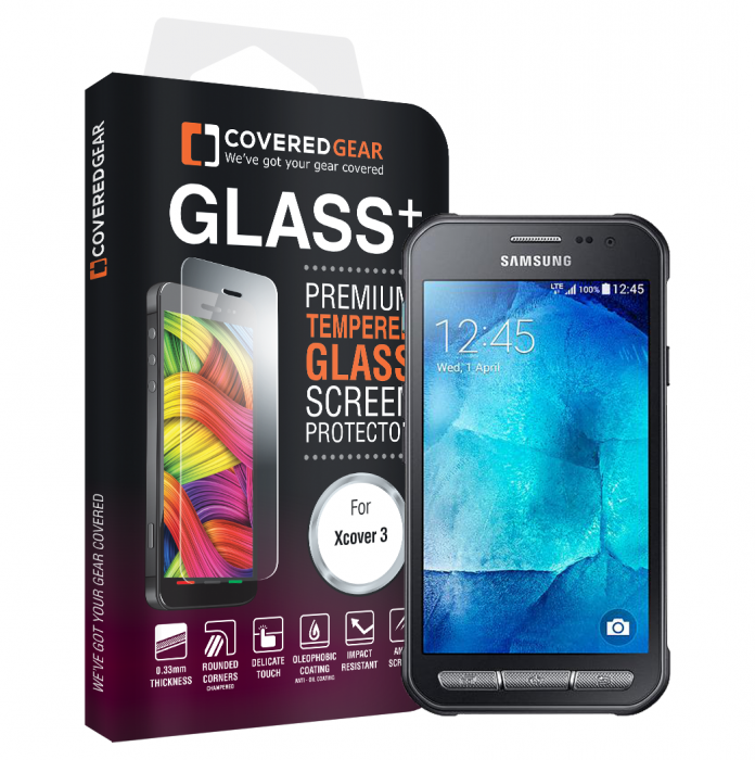 CoveredGear - CoveredGear Hrdat Glas Skrmskydd till Samsung Galaxy Xcover 3