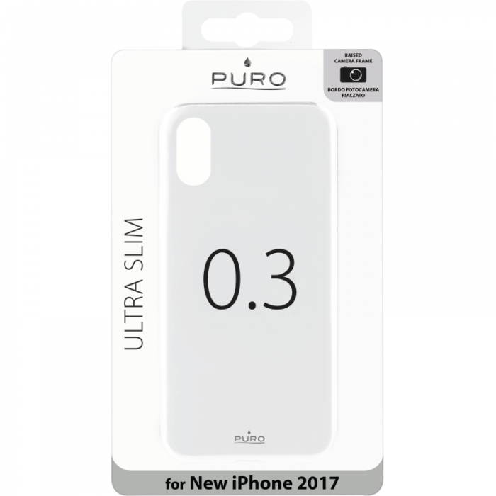 UTGATT5 - Puro Cover till iPhone XS / X - Transparent