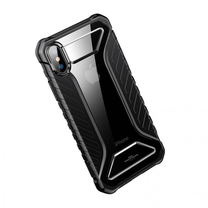 UTGATT4 - Baseus Michelin Case fr iPhone X/XS - Svart