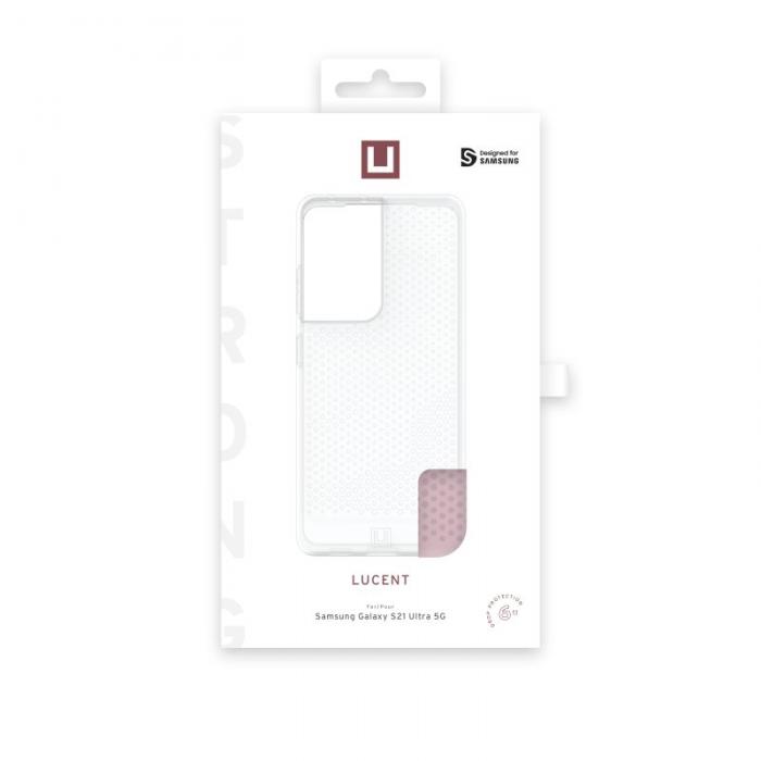 UTGATT1 - UAG Samsung Galaxy S21 Ultra Lucent Skal Dusty Rose
