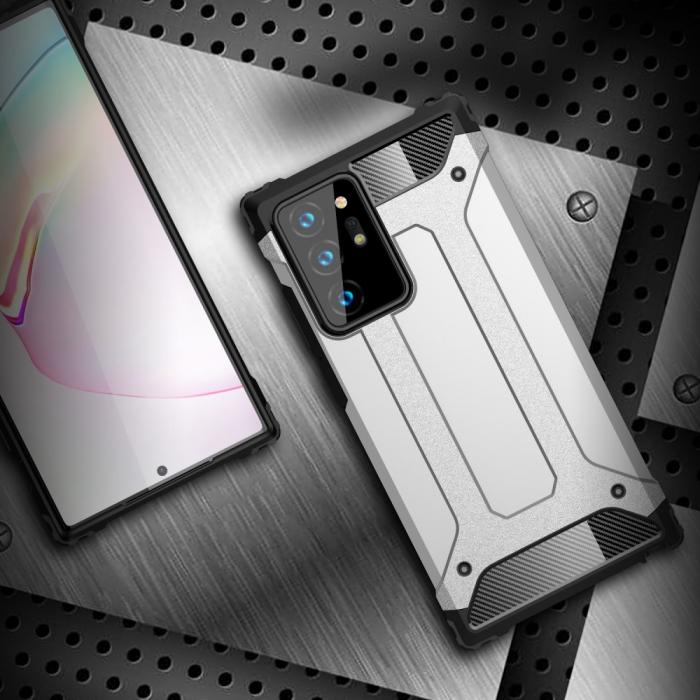 A-One Brand - Tough Armor Skal till Galaxy Note 20 Ultra - Silver