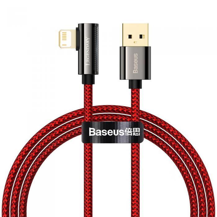 UTGATT5 - Baseus Lightning Kabel USB 2.4A 1m - Rd