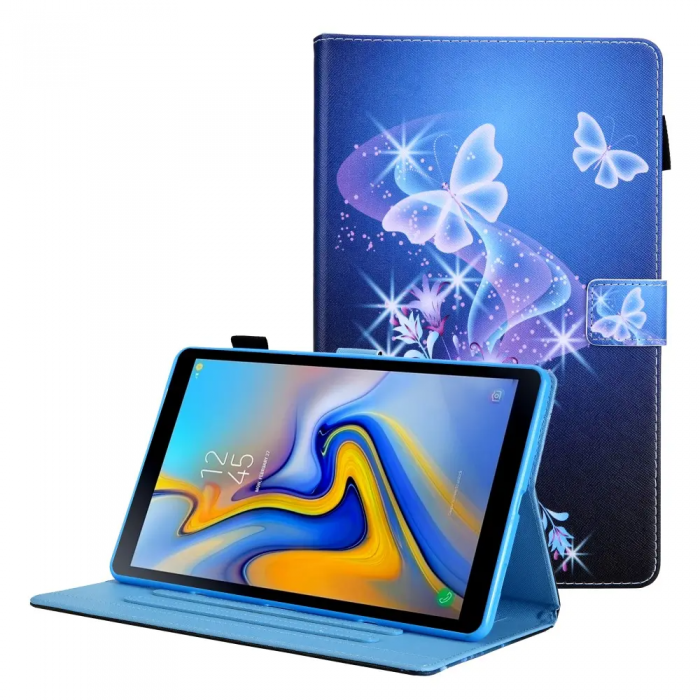 Taltech - Galaxy Tab A8 10.5 2021 Plnboksfodral - Glittrande Fjril