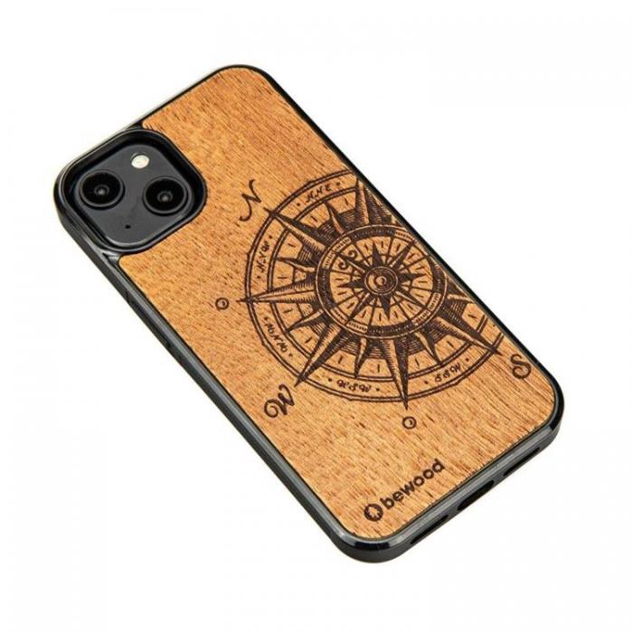 Bewood - Bewood iPhone 14 Mobilskal Magsafe Wooden Traveler Merbau