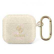 Guess - Guess Glitter Collection Skal AirPods 3 - Guld