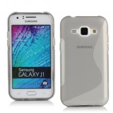 A-One Brand - Flexicase Skal till Samsung Galaxy J1 - Grå