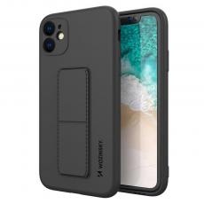 Wozinsky - Wozinsky Kickstand Silicone Skal iPhone 11 Pro - Svart