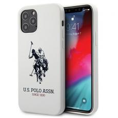 US Polo - US Polo Silicone Collection Skal iPhone 12 / 12 Pro - Vit