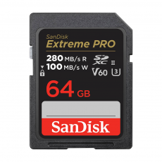 Sandisk - SANDISK Extreme Pro 64GB 280MB/s V60 C10 UHS-II