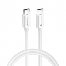 Forcell - Forcell USB-C till USB-C Kablar 1.5m - Vit