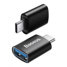 BASEUS - Baseus Adapter USB-C Till USB-A Ingenuity Series - Svart