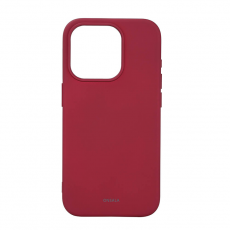 Onsala - Onsala iPhone 15 Pro Mobilskal Magsafe Silikon - Mörkröd
