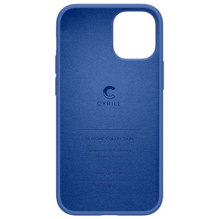 UTGATT5 - SPIGEN Cyrill Silikon Skal iPhone 12 Mini - Linen Blue