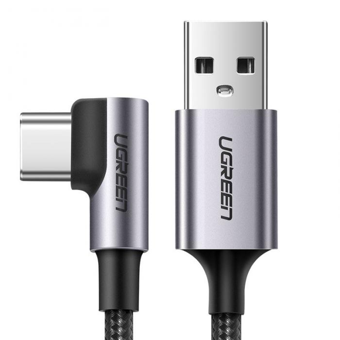 Ugreen - Ugreen USB Type C angled Kabel 2m 3A Gr