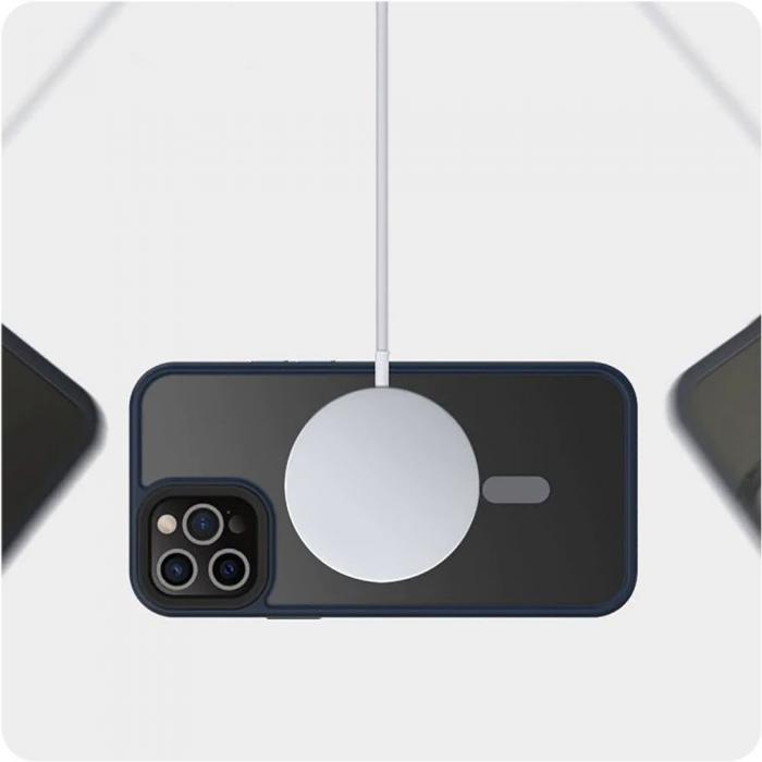 Tech-Protect - Tech-Protect Magmat Magsafe Mobilskal iPhone 13 Pro Max Matte Svart