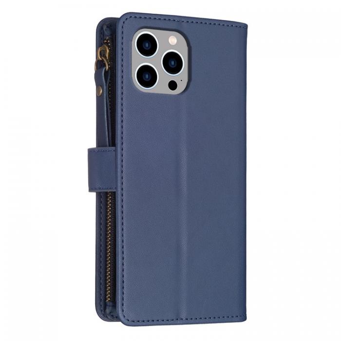 A-One Brand - iPhone 15 Pro Plnboksfodral Zipper Flip - Bl