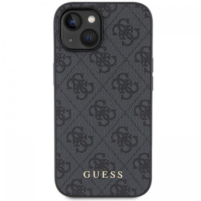 Guess - Guess iPhone 15 Plus Mobilskal 4G Metal Gold Logo - Gr