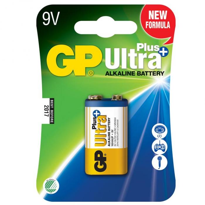 UTGATT5 - GP Ultra Plus Alkaline 9V 1-pack