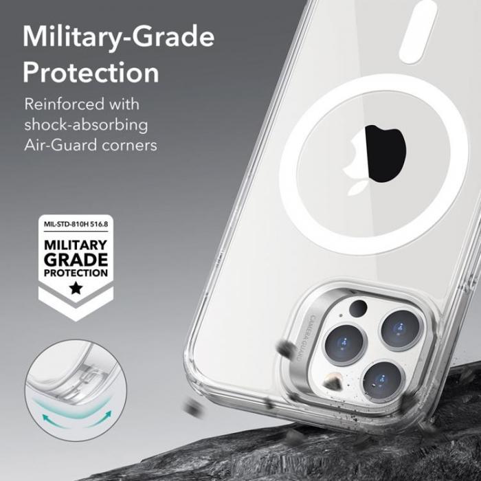 ESR - ESR iPhone 14 Pro Skal Kickstand Halolock Magsafe - Clear