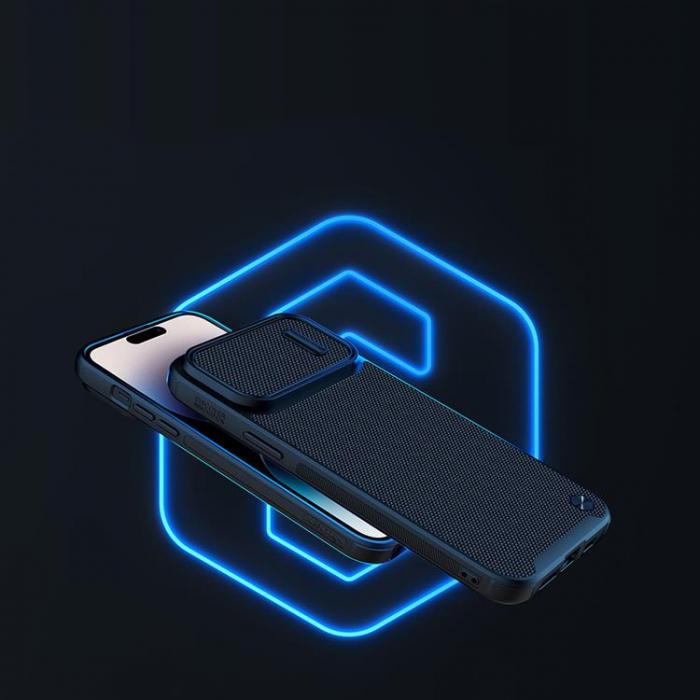 Nillkin - Nillkin iPhone 14 Pro Max Skal Magnetic Magsafe - Bl