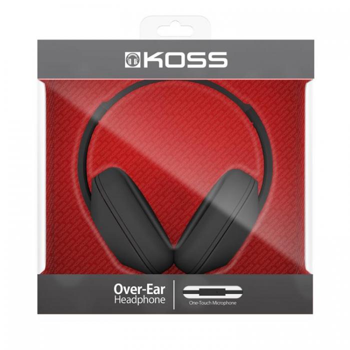 Koss - KOSS Hrlurar UR23i Over-Ear One Touch Mic - Svart