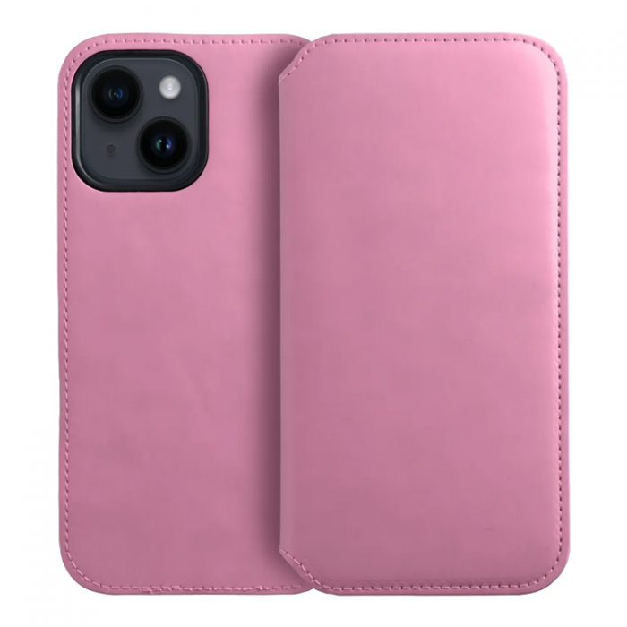 A-One Brand - iPhone 15 Pro Max Plnboksfodral Dual Pocket - Rosa