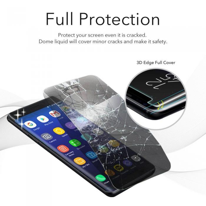 UTGATT5 - Whitestone Hrdat Glas Dome Galaxy S9 Clear