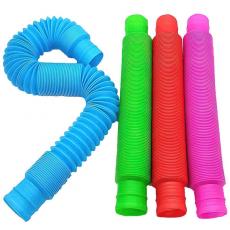 Fidget Toys - 4-Pack Fidget Toys - Pop tube - Sensory - Flera färger - Multicolor