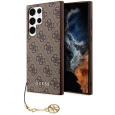 Guess - Guess Galaxy S24 Ultra Mobilskal 4G Charms Collection - Brun