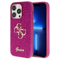 Guess - Guess iPhone 15 Pro Mobilskal Magsafe Fixed Glitter Big 4G