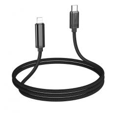 Hoco - Hoco Kabel USB-C Till Lightning 1.2m - Svart