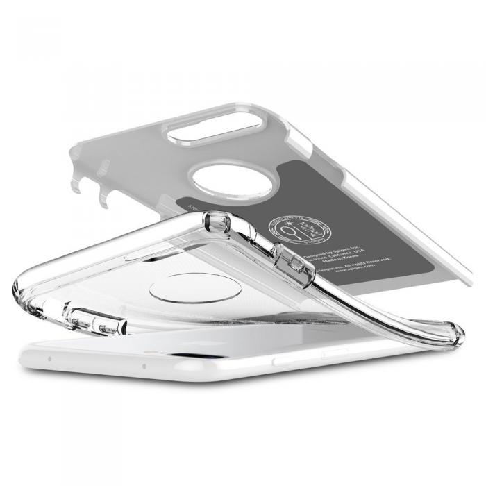 Spigen - Spigen Hybrid Armor Skal till iPhone 7 Plus - Jet White