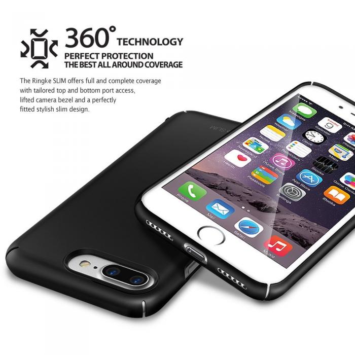UTGATT5 - Ringke Slim Skal till Apple iPhone 7 Plus - Glossy Black