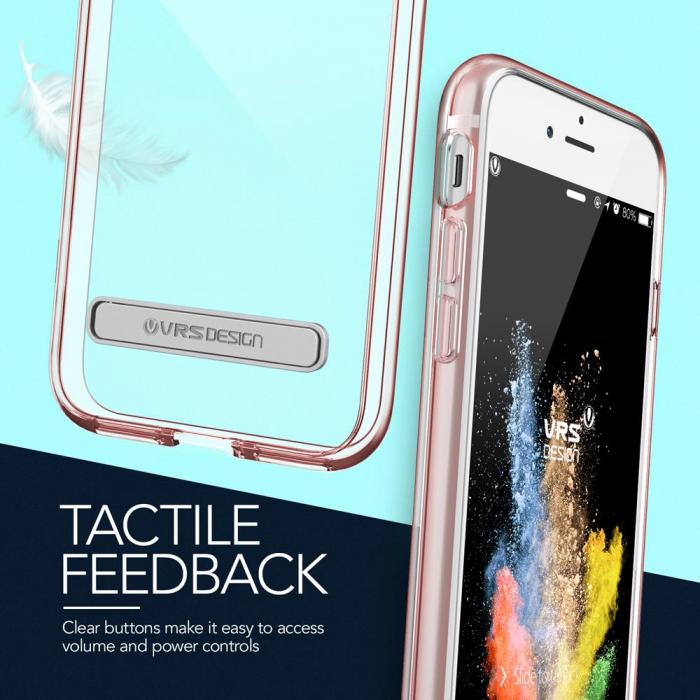 UTGATT5 - Verus Crystal Mixx Skal till Apple iPhone 7/8/SE 2020 - Rose Gold