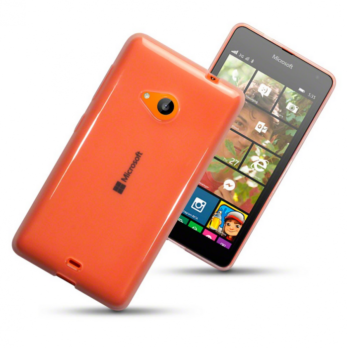 UTGATT5 - Terrapin Flexicase Skal till Microsoft Lumia 535 - Transparent