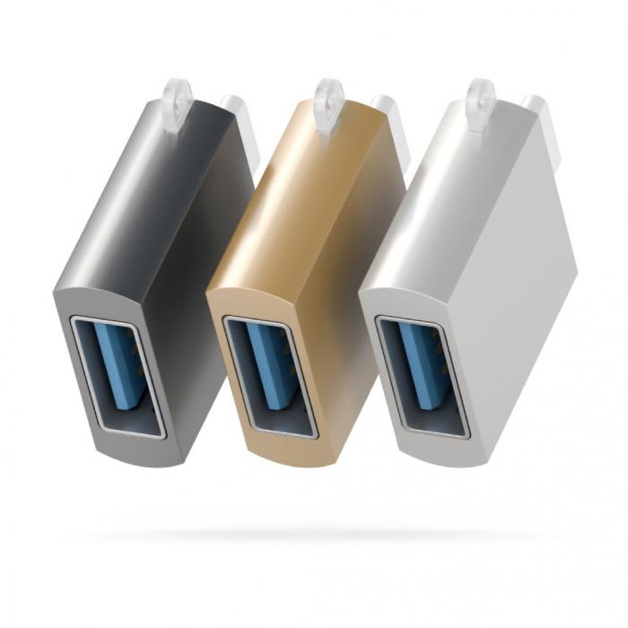 Satechi - Satechi USB-C Adapter - Space Gr