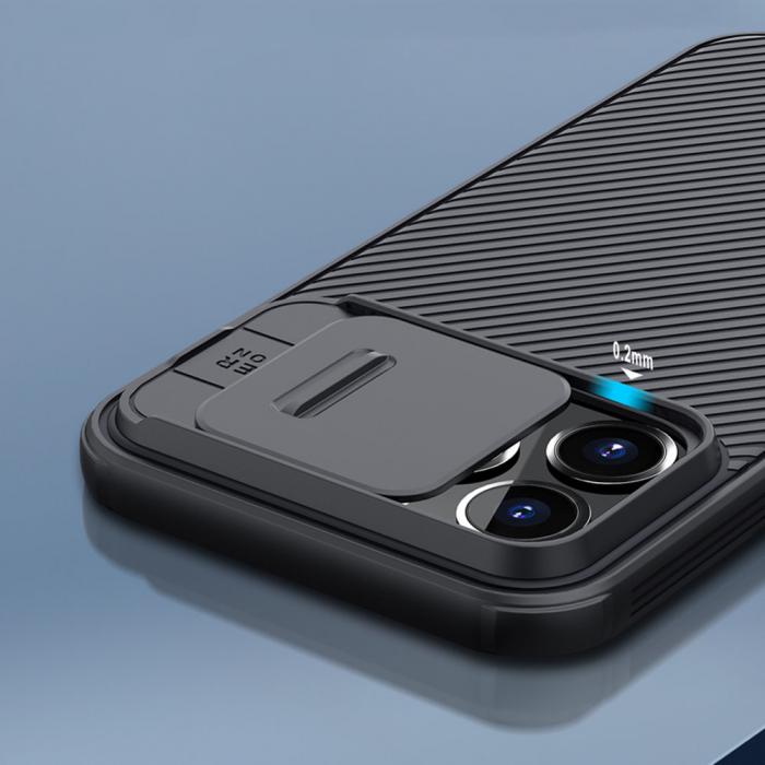 UTGATT1 - Nillkin CamShield Pro Skal iPhone 13 Pro - Svart