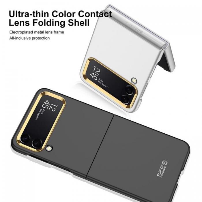 GKK - GKK Galaxy Z Flip 4 Skal Ultra Thin - Mrkgrn