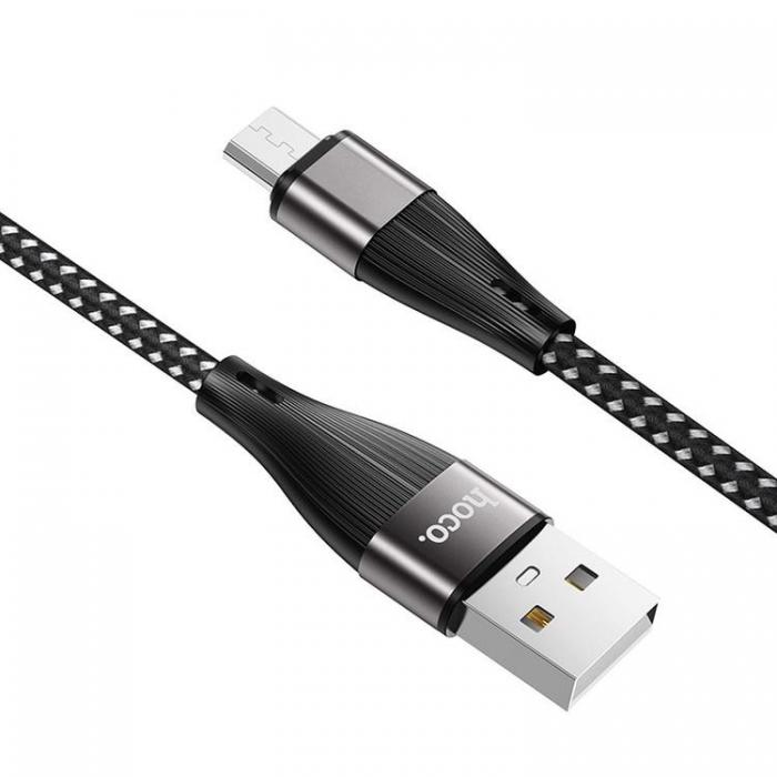 UTGATT1 - Hoco Blessing Micro USB Kabel 1m - Svart