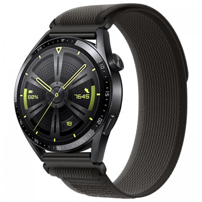Binghong - Galaxy Watch 6 Classic (47mm) Armband Hoco Nylon - Svart
