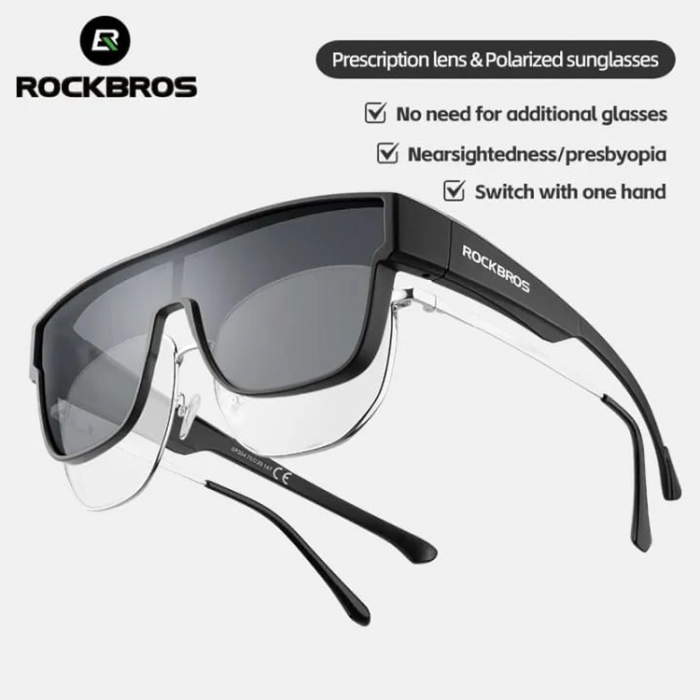 Rockbros - Rockbros polariserande Cykelglasgon - Gr