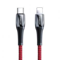 Joyroom - Joyroom Lightning Kabel USB-C 20W 2.4A 1.2m - Röd