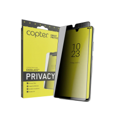 Copter - Copter Privacy Flat Härdat Glas Skärmskydd iPhone 15 Pro Max