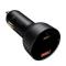 BASEUS - Baseus Superme Billaddare USB Till USB-C 100W Typ-C Kabel 1m - Svart